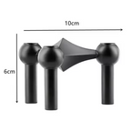 Modern Geometric Stainless Steel Candle Holder – Elegant Metal Stand for Home & Table Decor