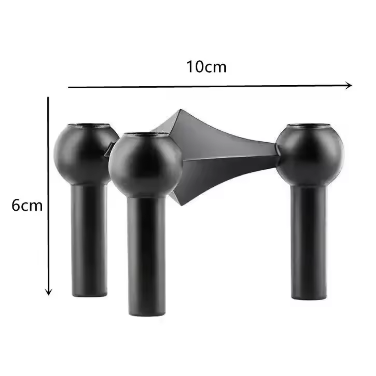 Modern Geometric Stainless Steel Candle Holder – Elegant Metal Stand for Home & Table Decor