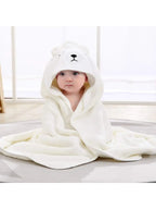 Cartoon Baby Bath Towel – 100% Polyester, Soft, Multi-Use Baby Blanket and Swaddle, 80cm/31.5inch