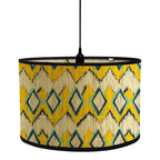 Modern Bamboo & Iron Lampshade – E27 Compatible, Creative Diffuse Lighting for Bedroom, Living Room, & Home Decor