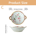 Japanese Style Noodle Bowl – 7.5 inch Ceramic Soup Bowl with Handle