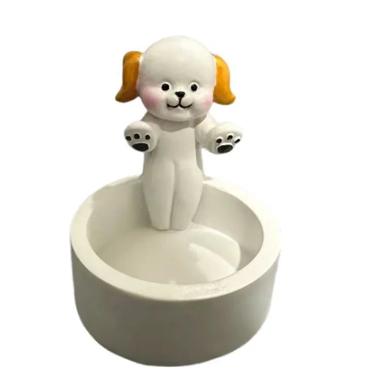 Kitten Candle Holder – Cute Cat Candlestick for Aromatherapy & Home Decor