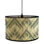 Modern Bamboo & Iron Lampshade – E27 Compatible, Creative Diffuse Lighting for Bedroom, Living Room, & Home Decor
