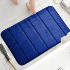 Soft Polyester Bathroom Mat – Granular Bottom, Quick Dry, Comfortable for Bathroom & Bedroom Use